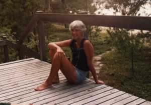 bettyondeck Betty on her deck