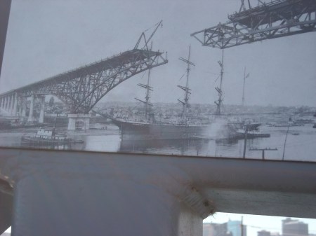Aurora Bridge under construction