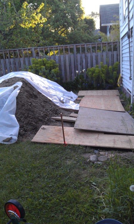 Hole turned inside out