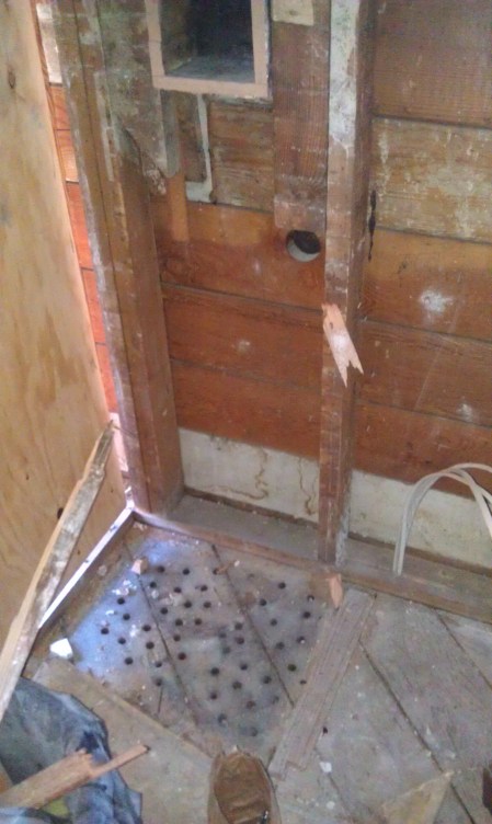 Cold Pantry drilled holes to the basement, and lower vent