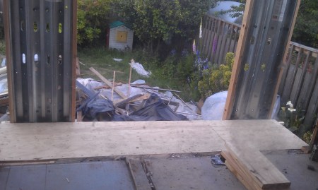 Kitchen extension floor