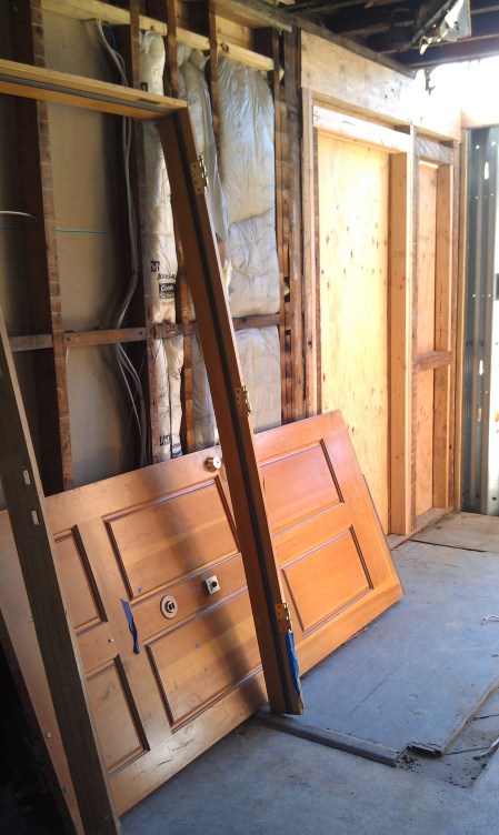 6-22-2013 Temporary door on the floor