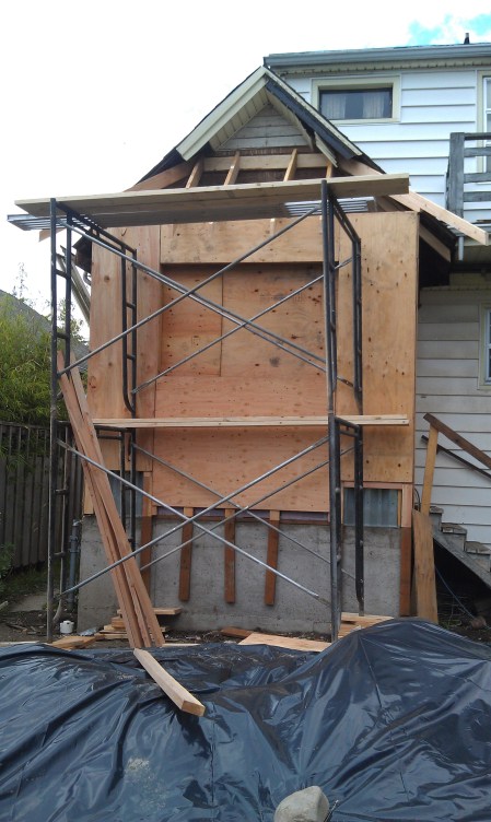 6-24-2013 Scaffolding up