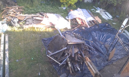 6-28-2013 Backyard Piles
