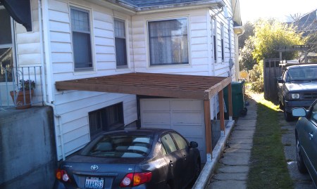 New carport skeleton