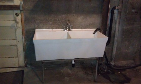New Laundry Sink - no spider's yet