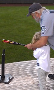 Two southpaws (although the big one hits better from the right)