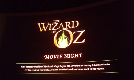 Oz, on a really big screen