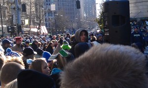 Looking down 4th Ave