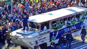 Beast Mode Lynch (on a duck)