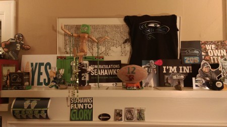 Seahawk Superbowl Shrine