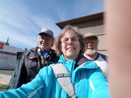 Pregame. Dan, Carl and me.